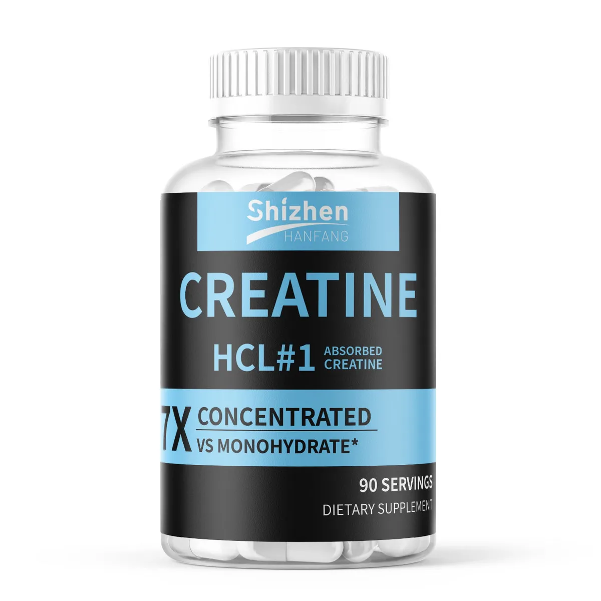 Hot Sales Private Label Oem Creatine HCl Capsules Vegan Concentrated High Ansorption Rate No Side Effects