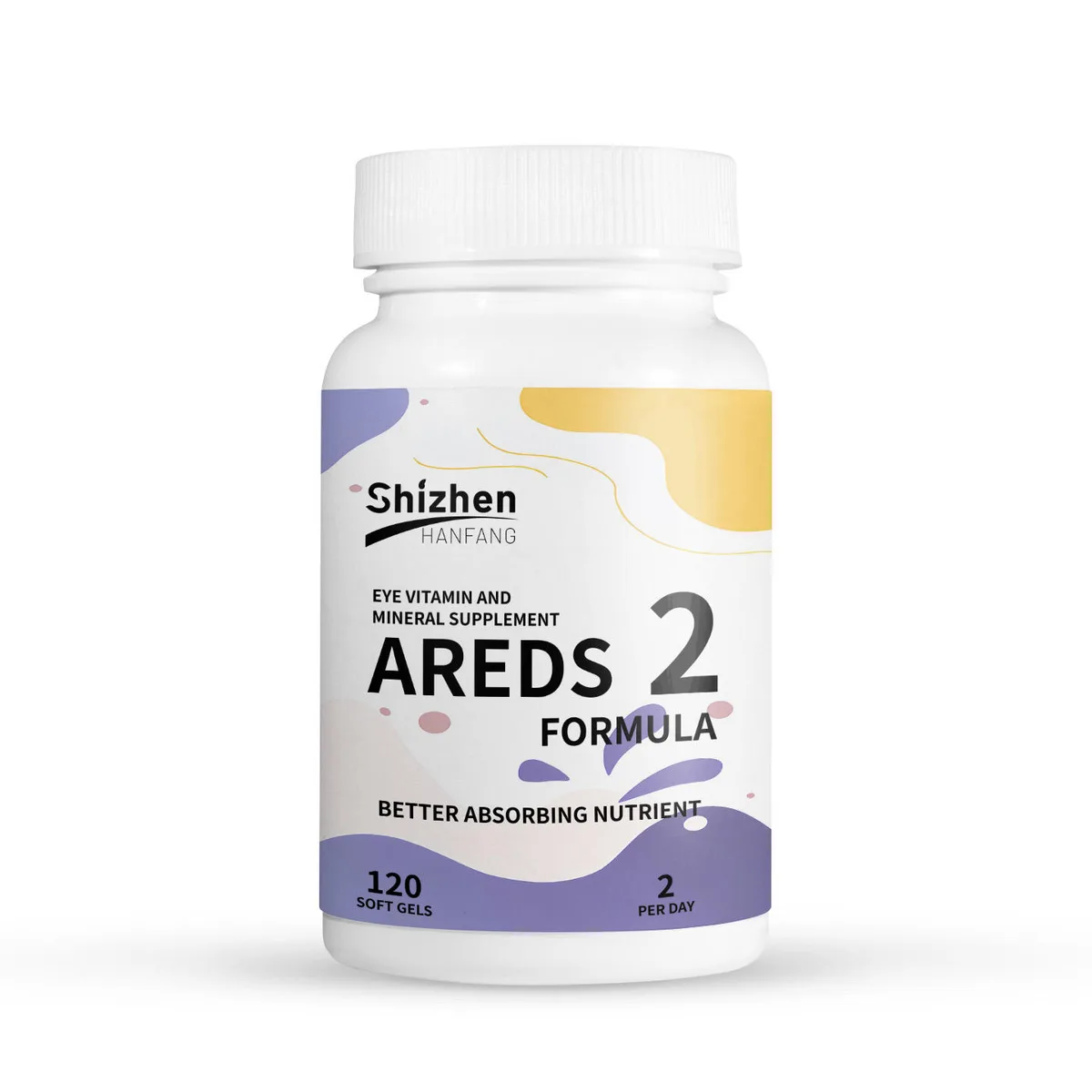 OEM/ODM EYE VITAMIN and MINERAL SUPPLEMENT AREDS 2 FORMULA BETTER ABSORBING NUTRIENT 120O SOFT GELS 2 PER DAY