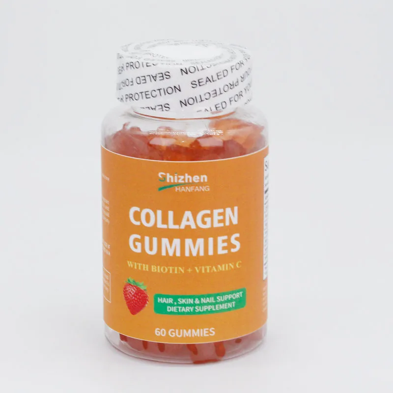 OEM Private Label High Strength Collagen Gummies Hyaluronic for the Skin