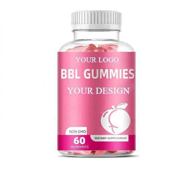 Private Label Butt Hip Enlargement Gummies BBL Gummies Vegan Butt Booster Enhancing Gummies for Buttock