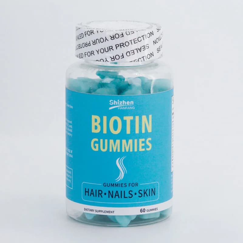 Beauty Hair Skin Nails Biotin Collagen Gummy Whitening Skin Vitamin Bear Vegan Biotin Collagen Gummies for Hair Supplement