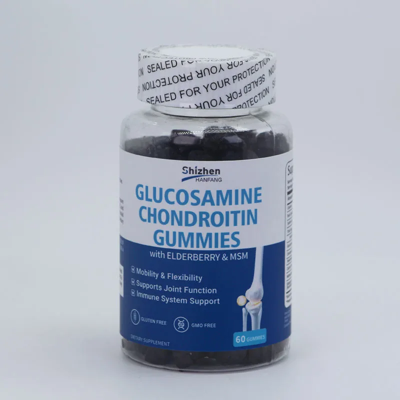 Glucosamine Chondroitin Gummies Extra Strength Joint Support Gummies with MSM and Elderberry for Natural Joint Support