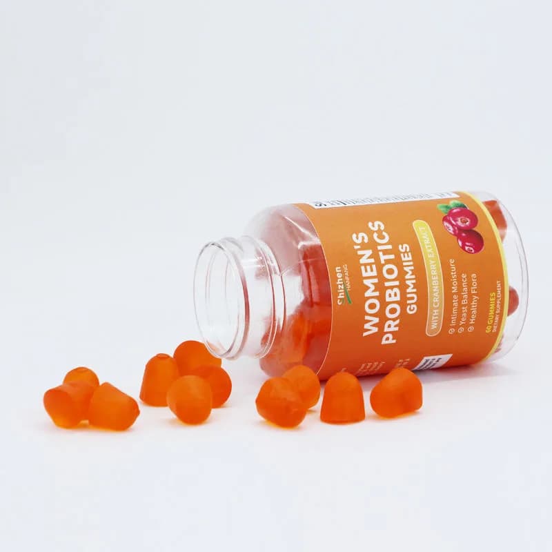 OEM Private Label Female Women's Enzyme Prebiotics Candy Vagina Acidophilus Lactobacillus Probiotic Gummies for Women
