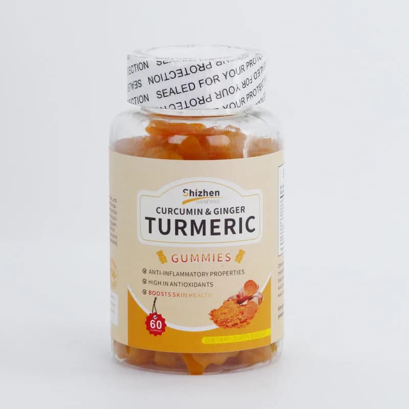 OEM Turmeric Ginger Gummies for Joint Support Turmeric Gummies