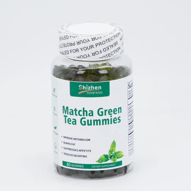 Factory OEM Hot Selling Matcha Green Tea Gummies Fat Burning Gummies Slimming Gummies