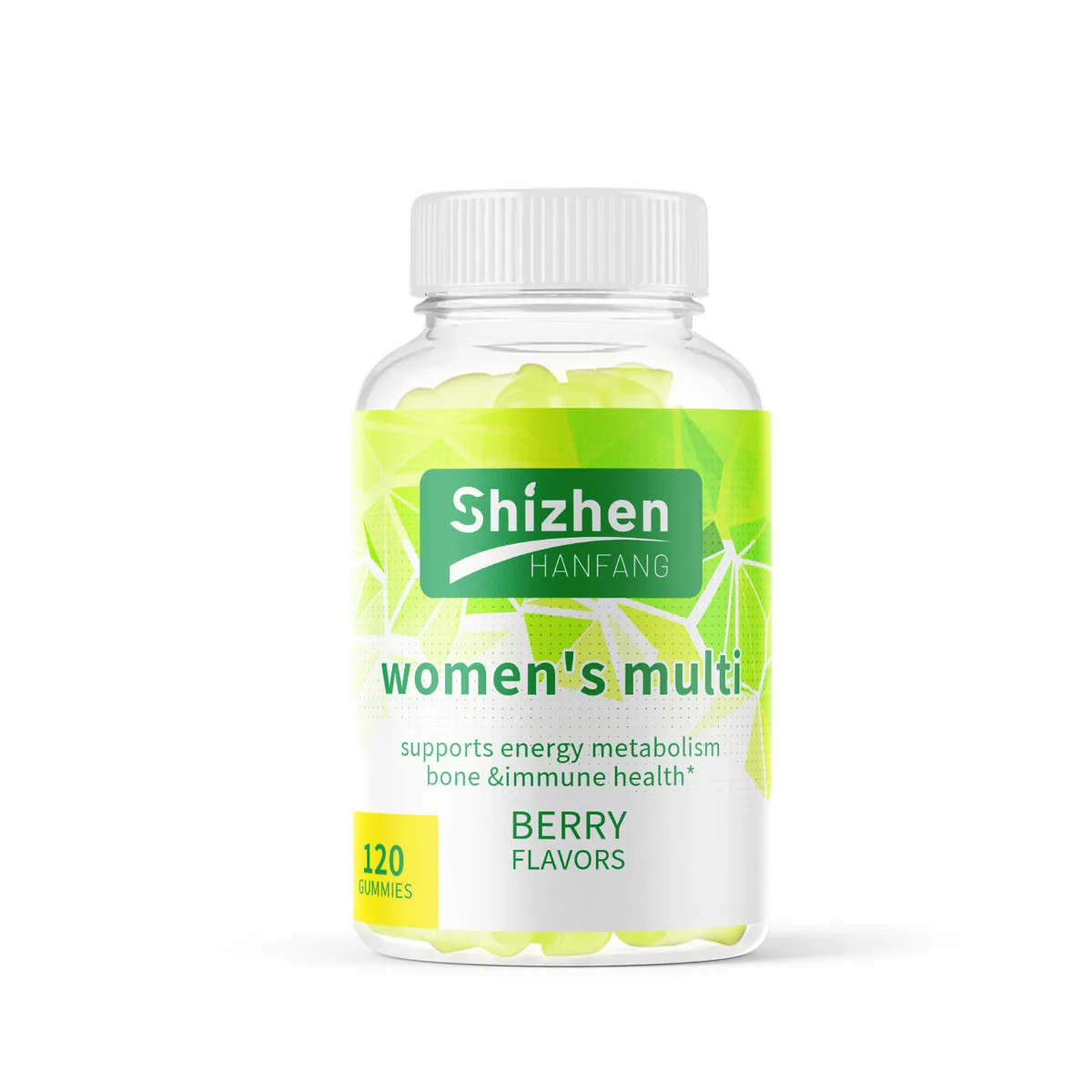 Free Custom Labels Immune Boost Women's Multi Berry Flavor Gummies Free of Synthetic Dyes Artificial Sweeteners Common Allergens