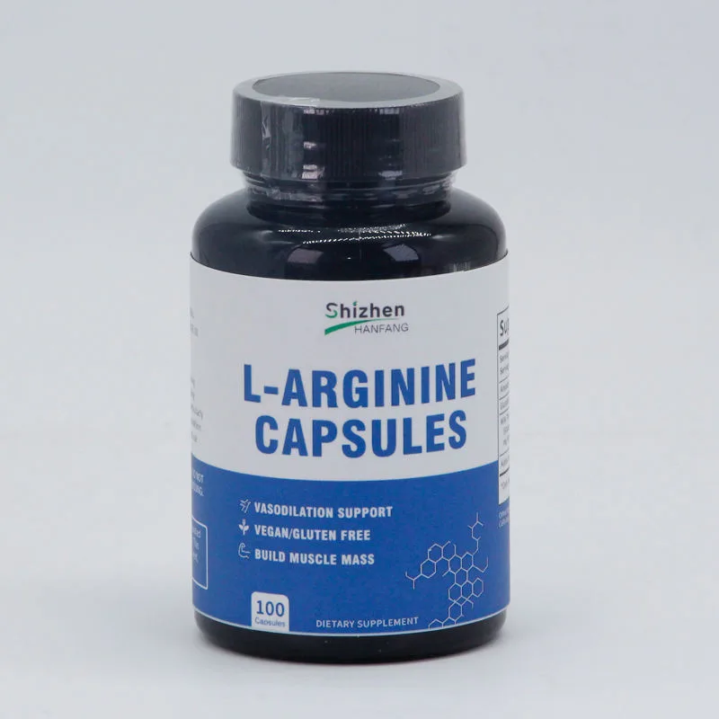 L-Arginine Capsules Vegan Free Antioxidant Capsules OEM Private Brand Adult Anti Aging Supplement Cell Tissue