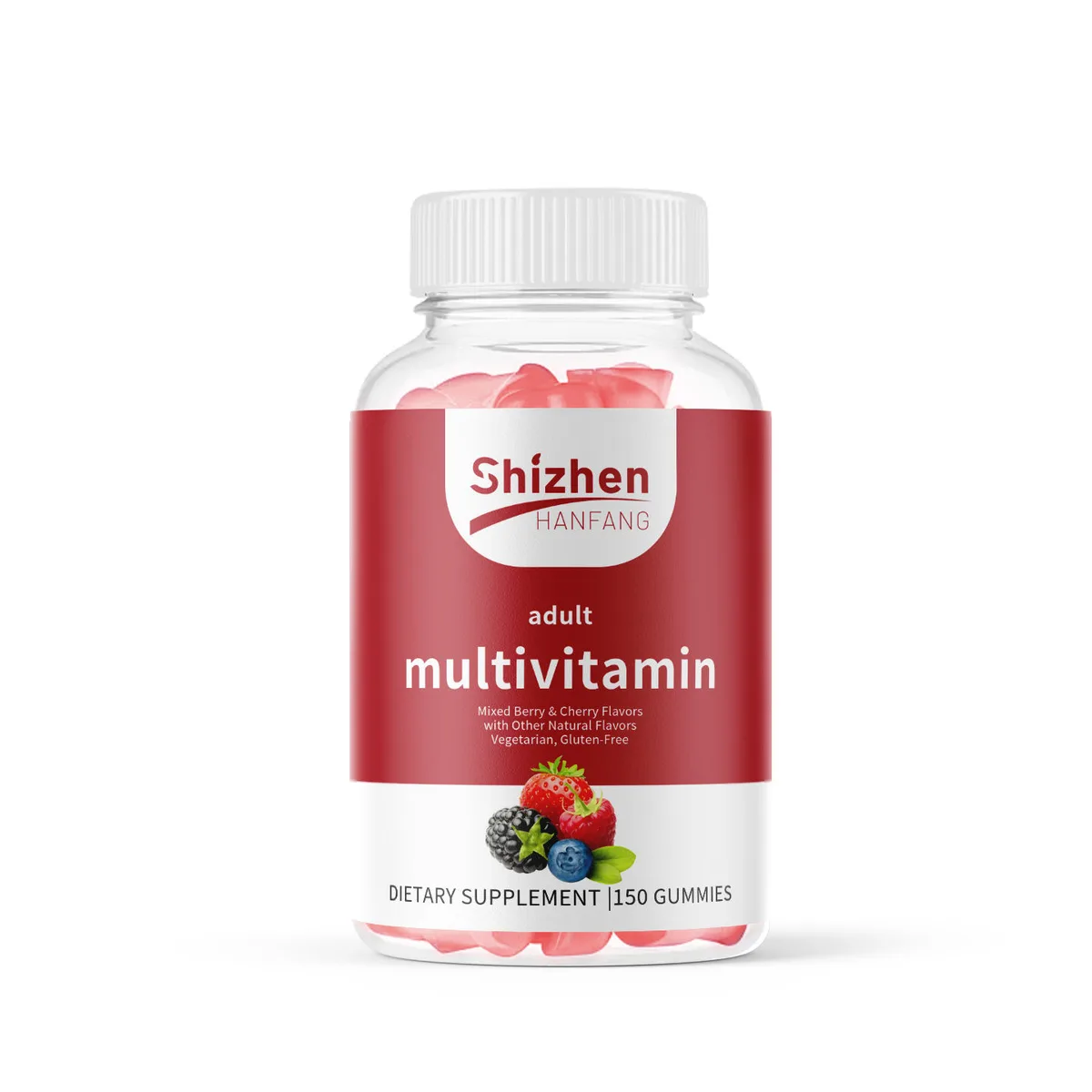 Hot Sales Private Label Oem Adult Multivitamin Gummies Biotin for Immune Support Vegetarian Gluten-free