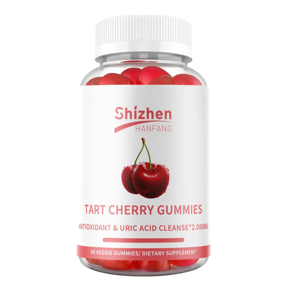 Hot Sales Private Label Oem tart Cherry Gummies Uric Acid Cleanse and Joint comfort Sleep Muscle Recovery Support