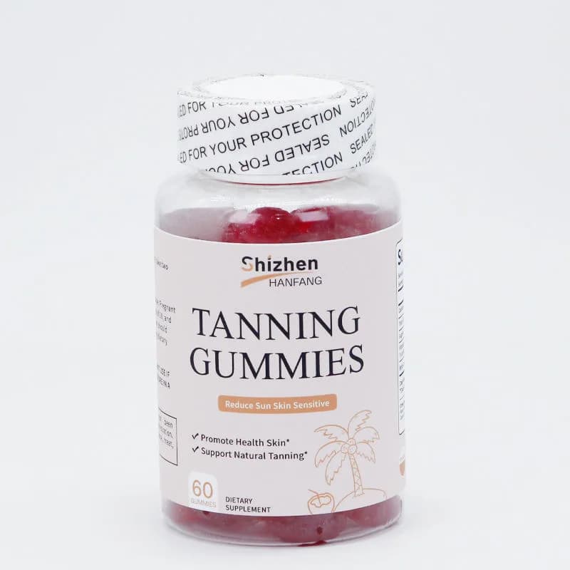 OEM/ODM/OBM Private Label Tanning Gummies With Beta-carotene Multivitamins Remove Dark Spots Biotin Collagen Gummies for Skin