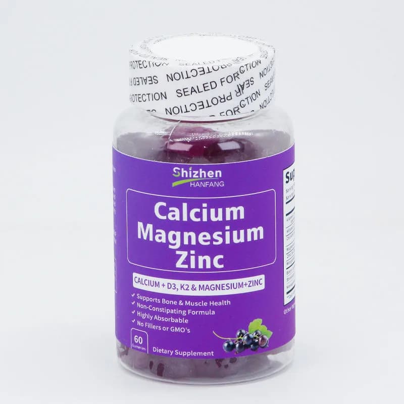 Factory OEM Calcium Magnesium Zinc Gummies Multivitamin Vitamin Beauty Custom Private Label Collagen Whitening Vegan for Skin