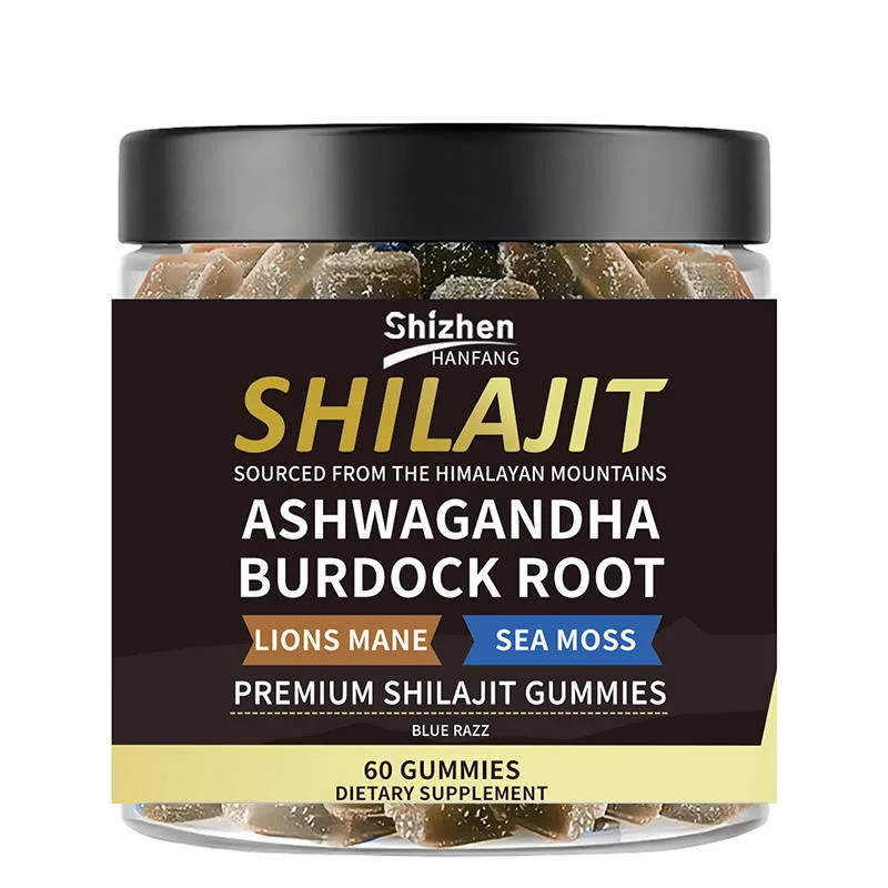 Pure Himalayan Shilajit Gummies with Ashwagandha HALAL GMP Supplement