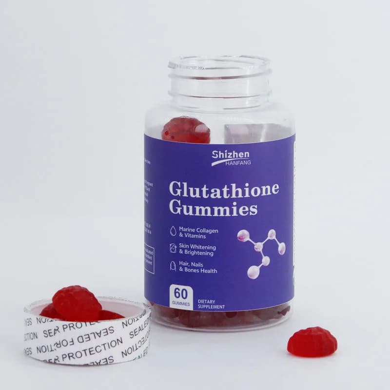 OEM/ODM Customized Glutathione Collagen Gummies for Skin Brightening and Wrinkle Reduction