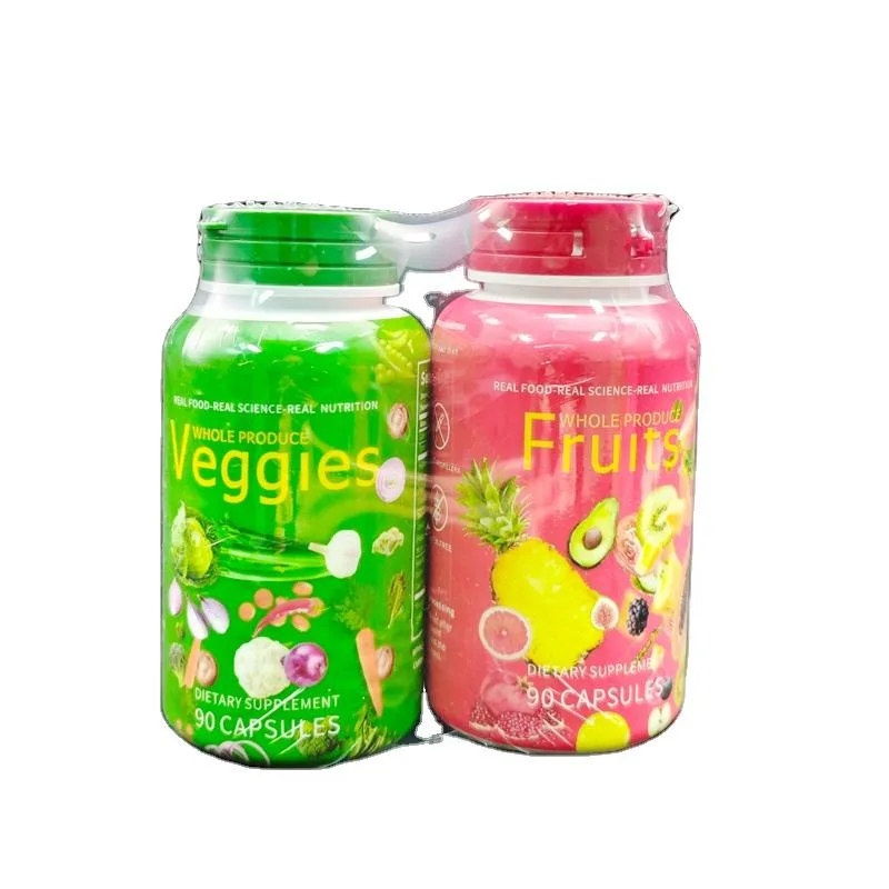 Multi-vitamin Whole Food Supplement Superfoods Fruits and Vegetables Capsules with Vitamins and Mineral Supports Energy Levels
