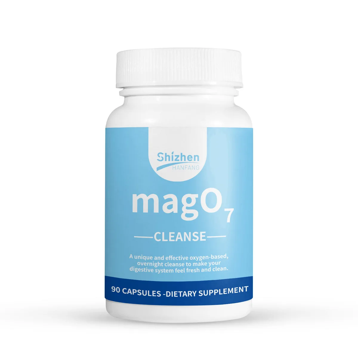 Hot Selling Shizhen MagO7 Overnight Detox Cleanse Capsules Gentle Oxygen-Based Digestive Cleanse with Ozonated Magnesium