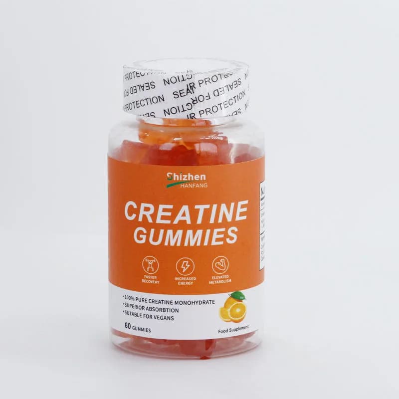 Private Label High Strength Creatine Monohydrate Gummies 1000mg HCL Wholesome Health Creatine Gummies Taste