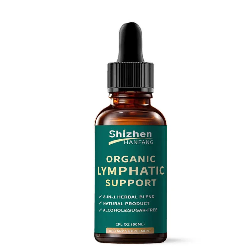 OEM Lymphatic Support Drops - 8-in-1 Herbal Blend Lymphatic Drainage Supplement for Immune Detox Cleanse