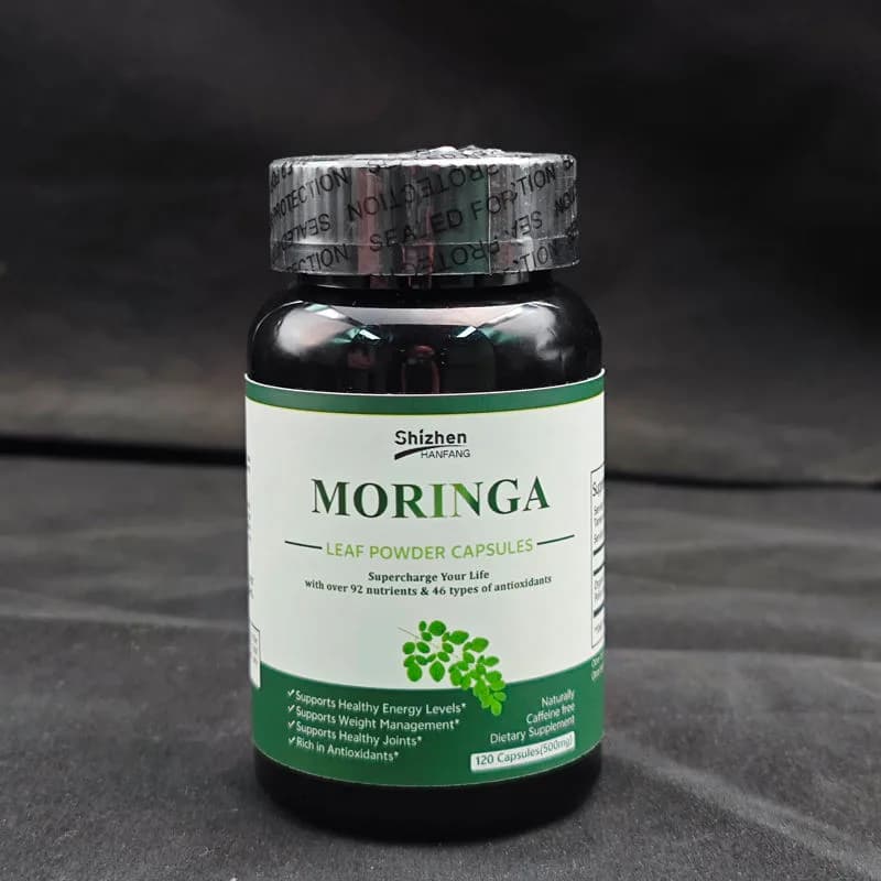Private Label Natural Moringa Detox Capsules De Moringa Vendre Vitamins 50:1 Moringa Capsules