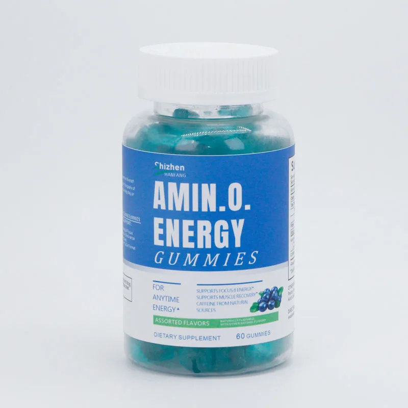 Oem Vegan Super B-complex With Vitamin C Folic Acid Pills Immune Support Vitamin B Complex AMIN.O. Energy Gummies