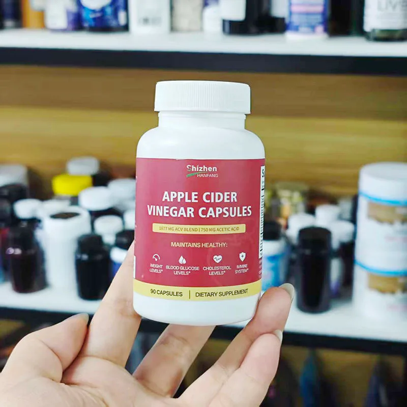 OEM High Quality Natural Supplement Detox Weight Loss apple Cider Vinegar Slimming Capsule