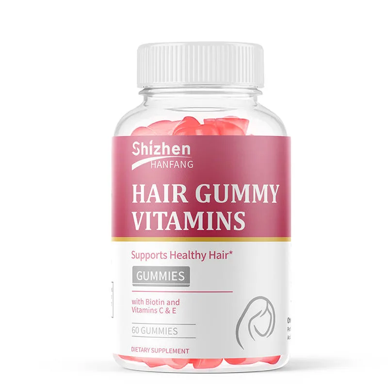 OEM/ODM HAIR GUMMY VITAMINS Supports Healthy Hair GUMMIES with Biotin and Vitamins C & E