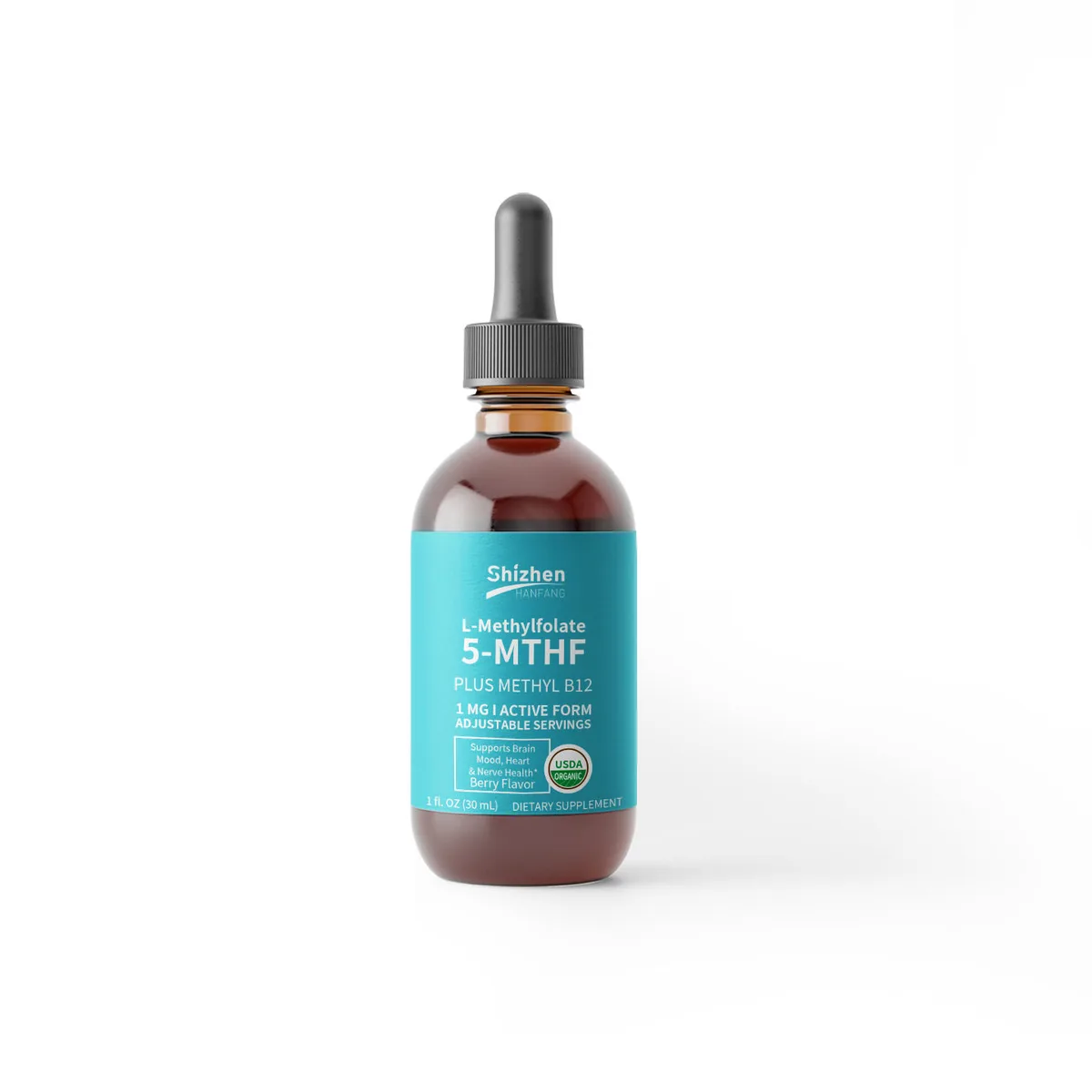 OEM/ODM L-Methylfolate 5MTHF PLUS METHYL B12 1MG | ACTIVE FORM ADJUSTABLE SERVINGS DROP