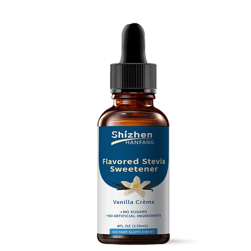 OEM/ODM Flavored SteviaSweetener Vanilla .NO SUGARS NO ARTIFICIAL INGREDIENTS 4FL OZ(120ml) Drop