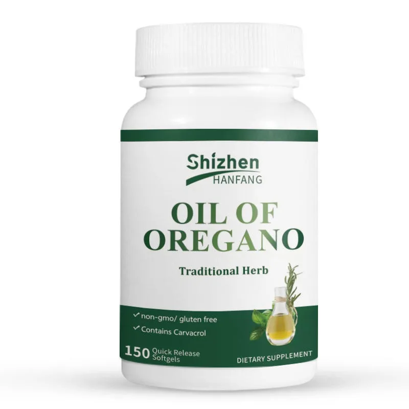 OEM ODM Nature High Quality 100% Pure Oregano Oil Herbal Supplement Black Seed Oil Oregano Softgel Capsules