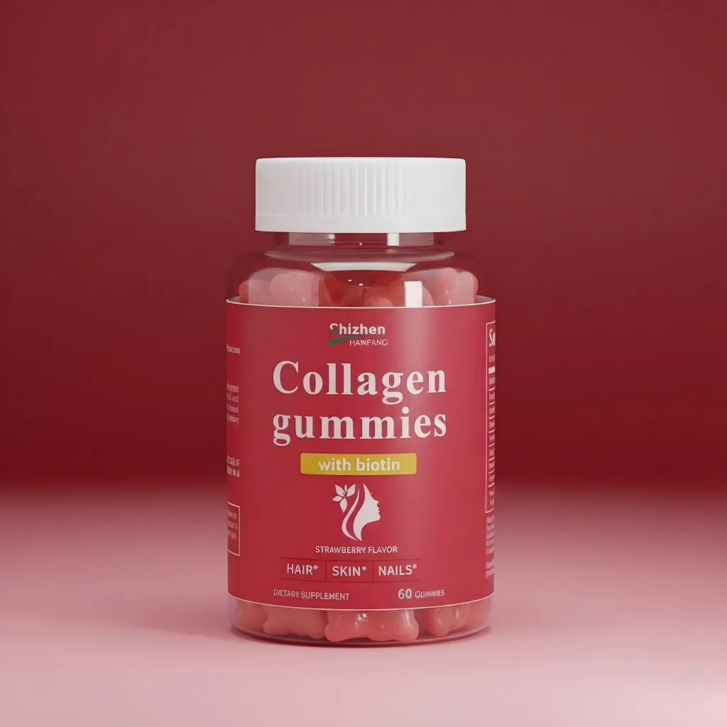 Private Label Healthcare Supplement Collagen Gummies Skin Whitening Biotin Gummies Hair Strength for Adults