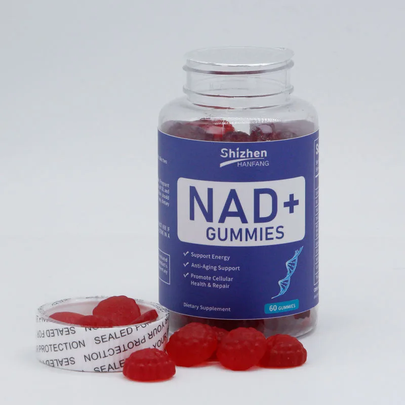 OEM/ODM Factory Supply Health Care Supplement 750mg Nicotinamide Adenine Dinucleotide NAD+ Gummies Support Energy