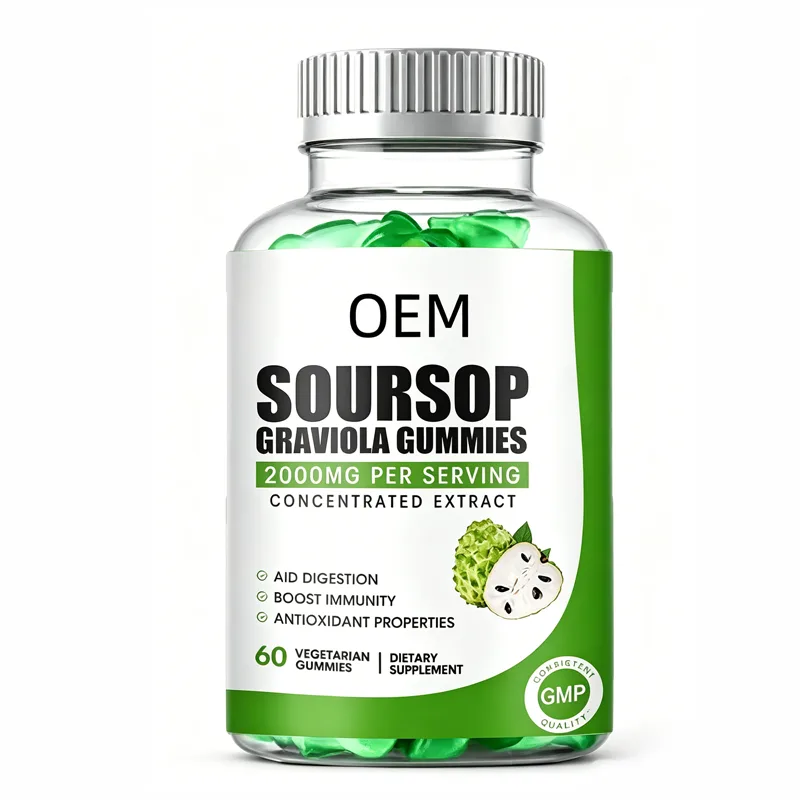 Premium Soursop Graviola Gummies 2000mg for Immune Support and Antioxidant Benefits