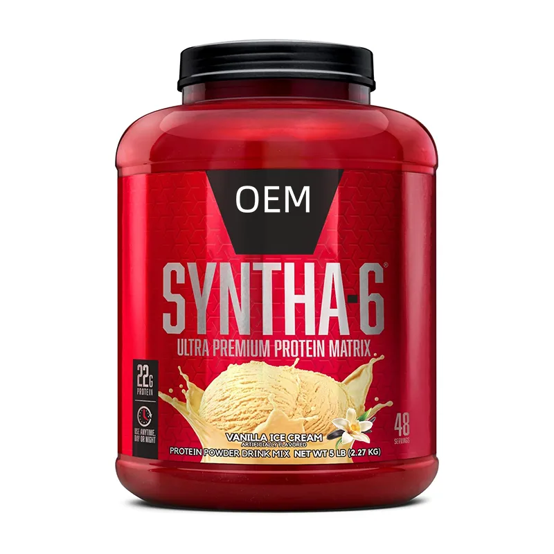 Syntha-6 Ultra Premium Protein Matrix Vanilla Ice Cream Flavor Easy Mixing No Bloat No Artificial Sweeteners