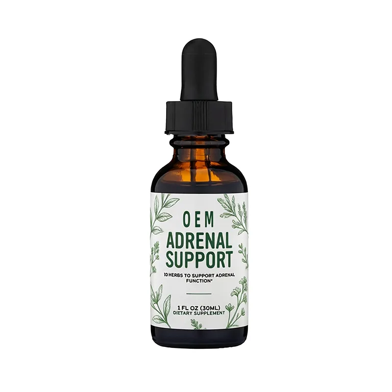 OEM Adrenal Support 10 Herbs Blend Tincture 1 Fl oz 30ml Dietary Supplement