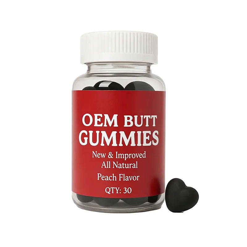 OEM Butt Gummies Peach Flavor All Natural Formula 30 Gummies Dietary Supplement