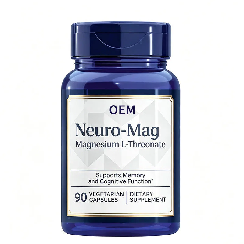 Magnesium L Threonate 90 Vegetarian Capsules. Supports Memory and Cognitive Function. OEM Neuro Mag Dietary Supplement