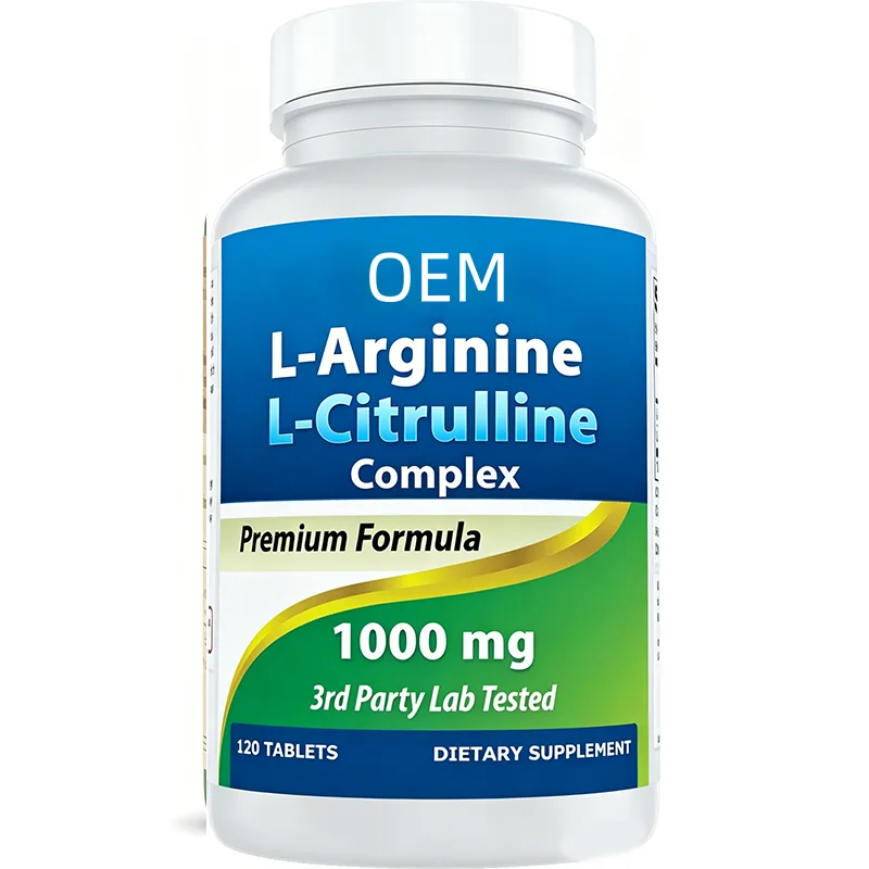 L Arginine and L Citrulline Complex 1000mg Premium Formula 120 Tablets 3rd Party Lab Tested OEM Supplement