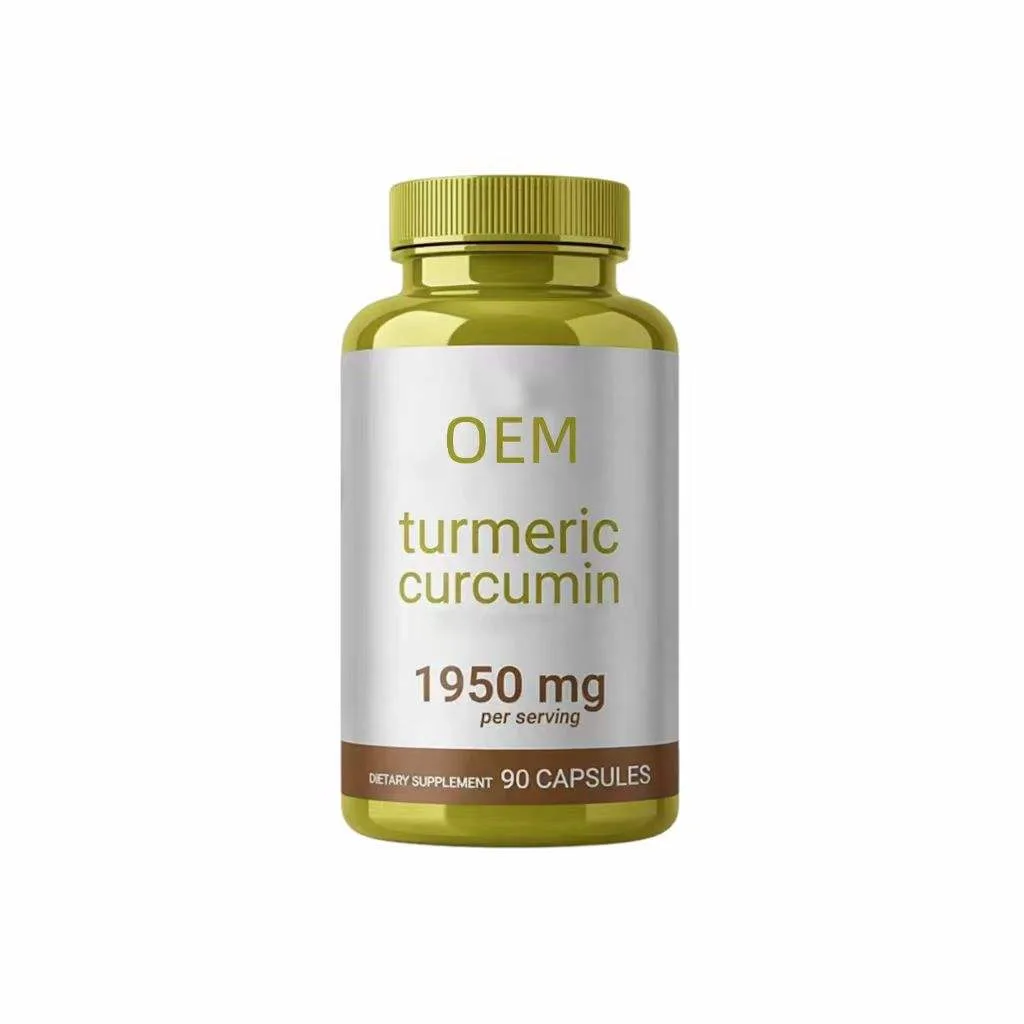 Turmeric Curcumin 1950mg Per Serving 90 Capsules OEM Dietary Supplement for Daily Wellness