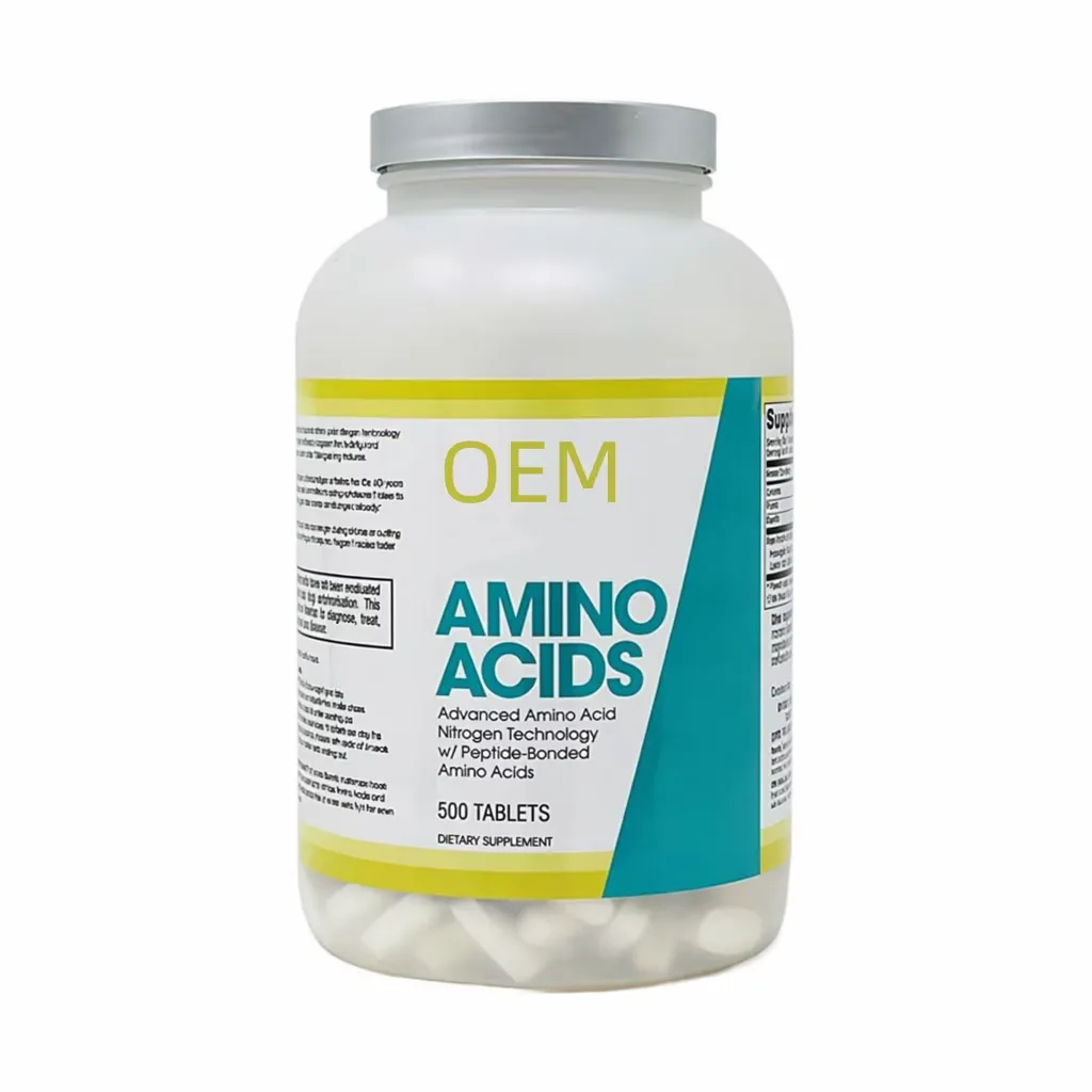 Advanced Amino Acids with Peptide-Bonded Nitrogen Technology 500 Tablets Dietary Supplement