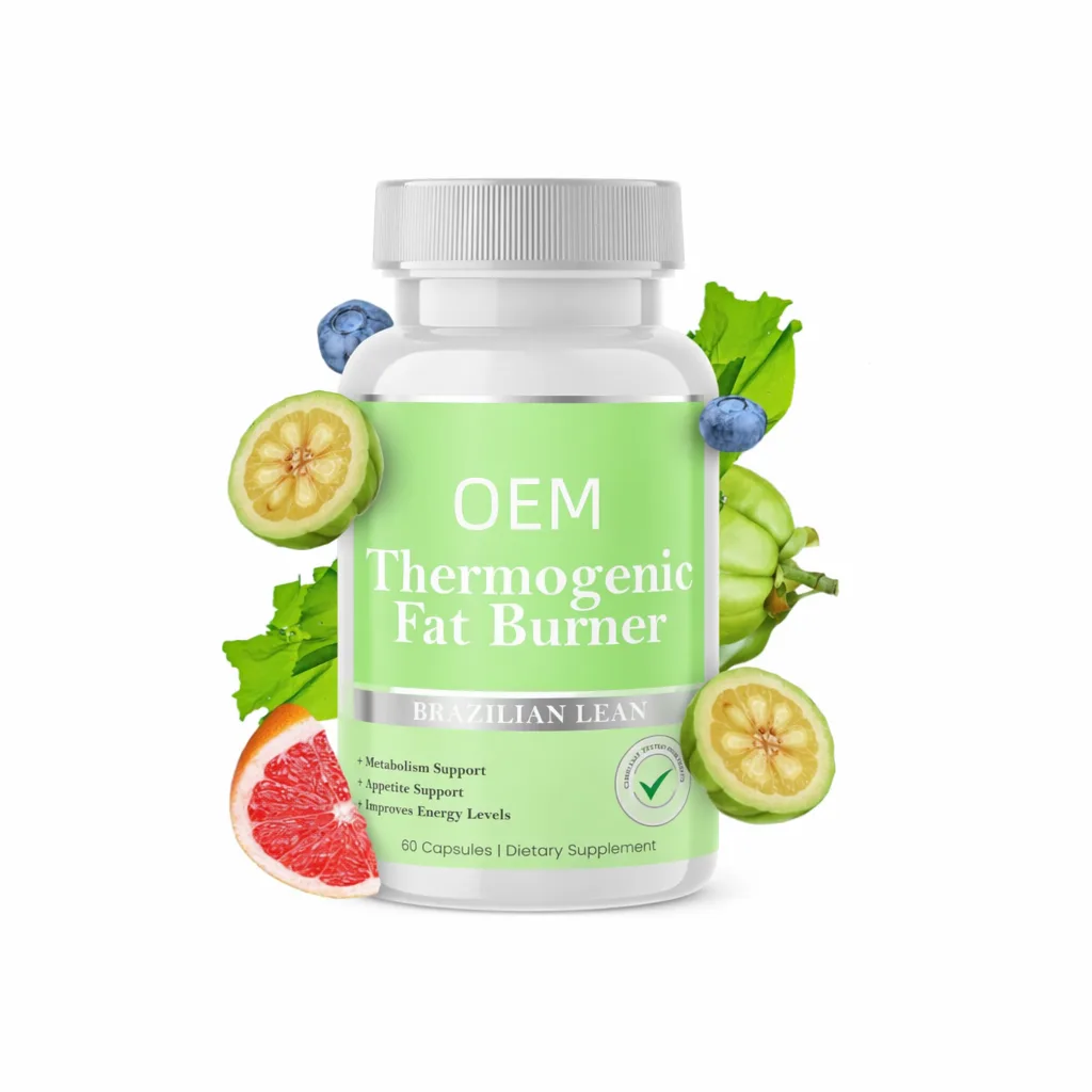 Thermogenic Fat Burner Brazilian Lean Capsules 60 Count Metabolism and Appetite Support Energy Boost OEM Supplement