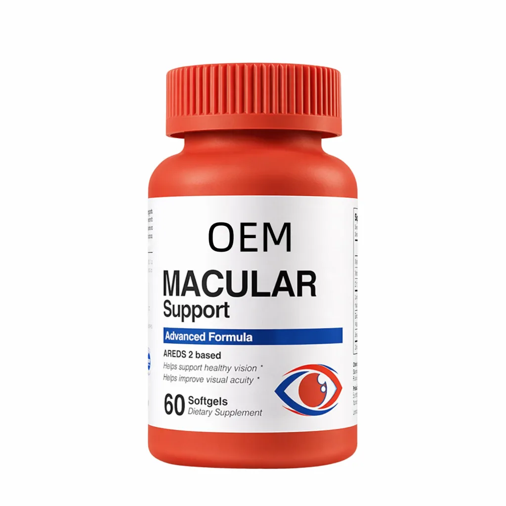 Macular Support Advanced Formula AREDS2 Based Softgels 60 Count OEM Supplement for Vision Wellness
