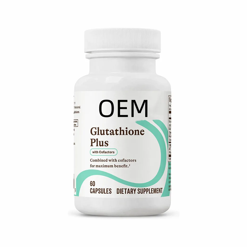 Glutathione Plus with Cofactors 60 Capsules OEM Dietary Supplement for Daily Wellness Support