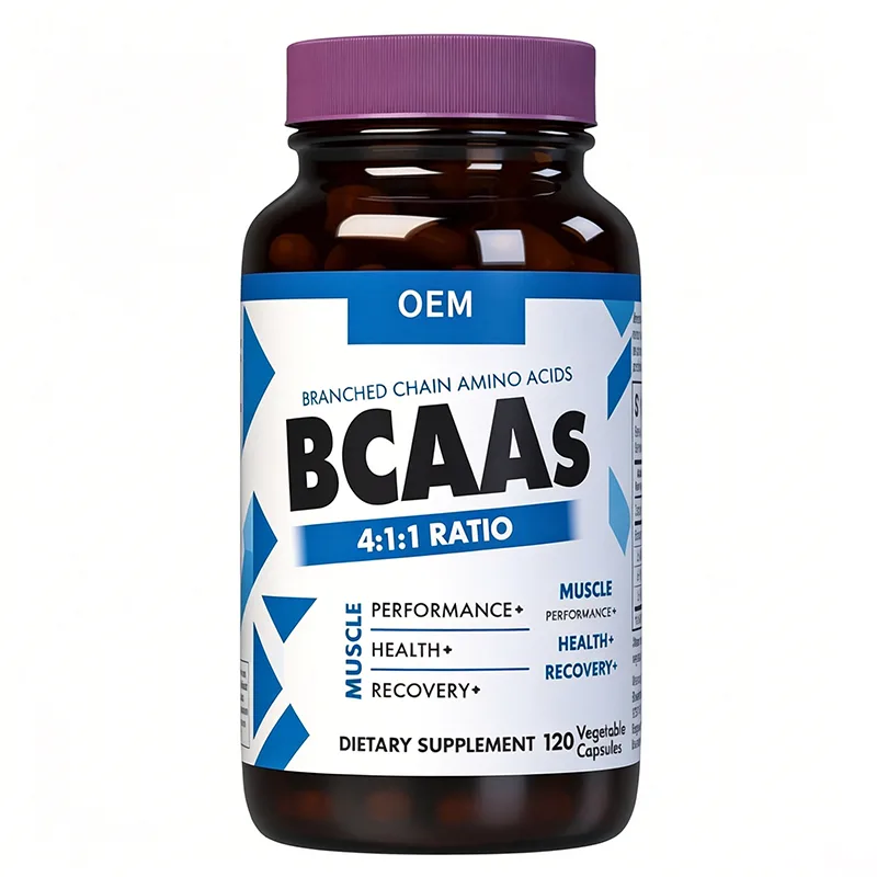 BCAA Complex 1000mg 60 Vegan Capsules for Post Workout Recovery and Lean Muscle Support Supplement