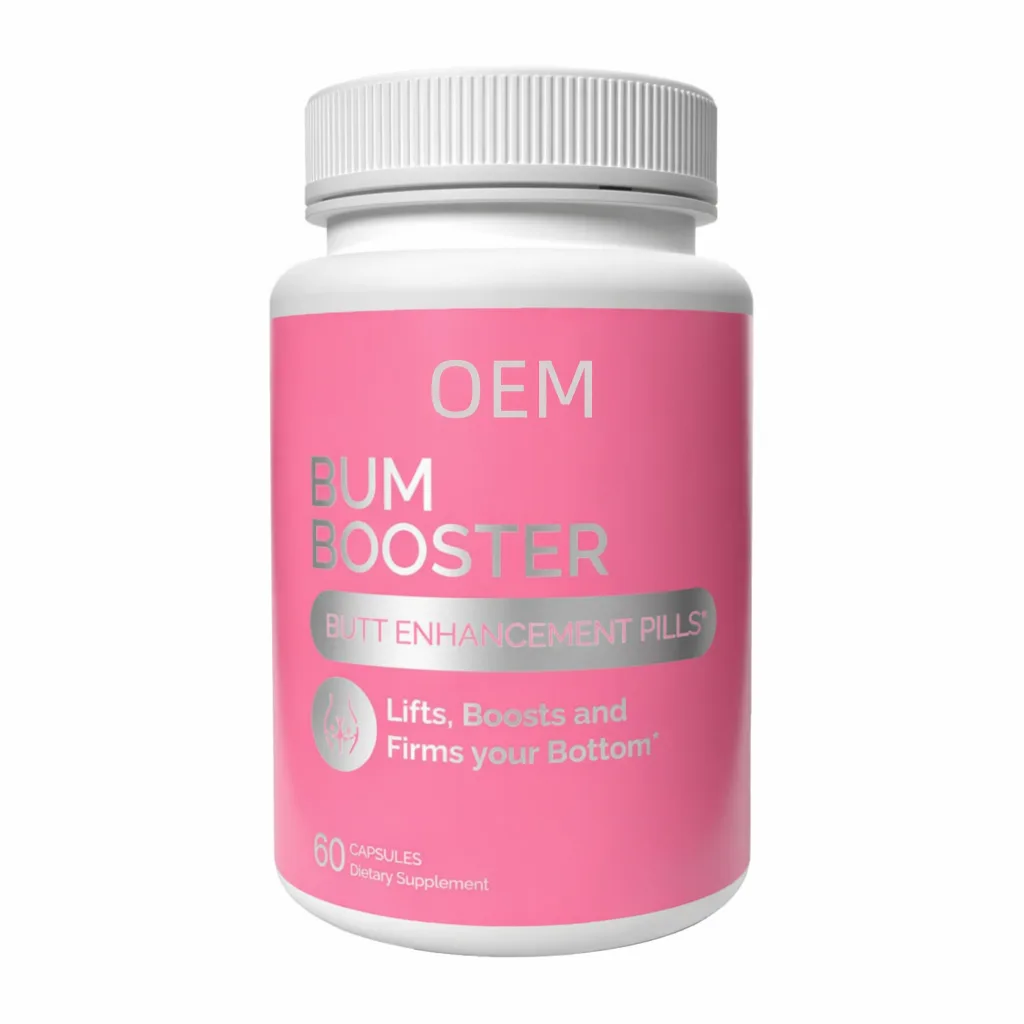 Bum Booster Capsules 60 Count Dietary Supplement for Lifting Boosting and Firming Support OEM Wellness Formula