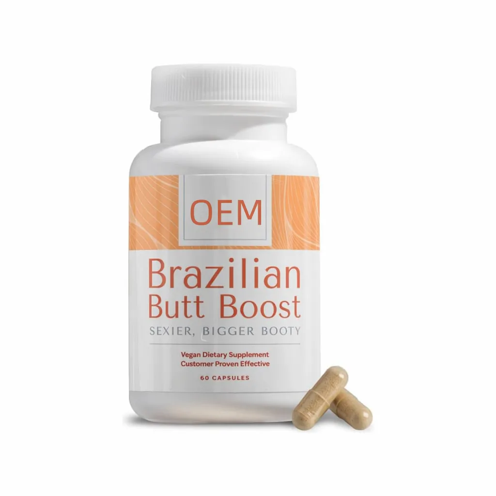 Brazilian Butt Boost Vegan Capsules 60 Count OEM Dietary Supplement for Booty Firming and Lifting Support