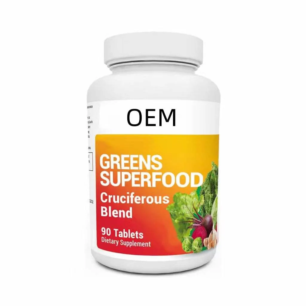 Greens Superfood Cruciferous Blend Tablets 90 Count Certified OEM Dietary Supplement