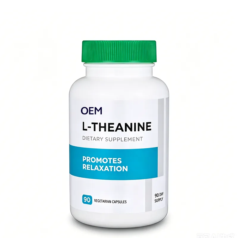 L Theanine 90 Vegetarian Capsules 90 Day Supply OEM Supplement for Relaxation Promotion and Wellness Support