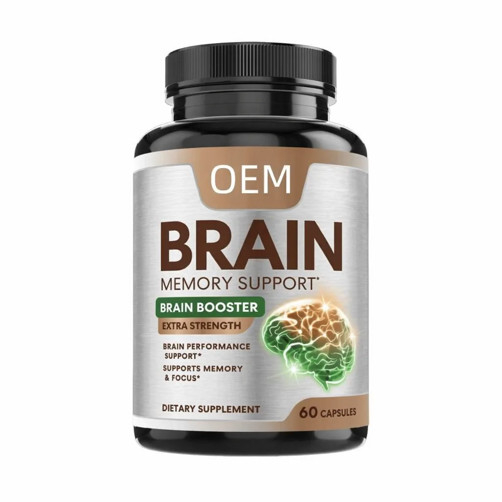 Brain Memory Support Extra Strength Capsules 60 Count OEM Supplement for Brain Performance Memory and Focus Support