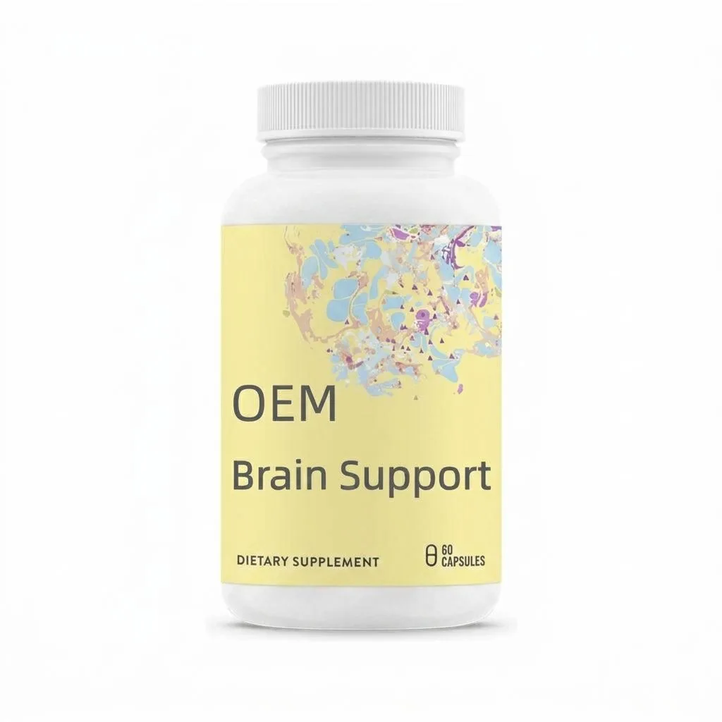 Brain Support Capsules 60 Count OEM Dietary Supplement for Cognitive and Focus Support