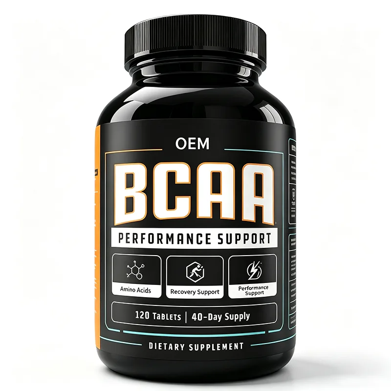 OEM BCAA Performance Support Tablets 120 Count 40-Day Supply Amino Acids Workout Recovery Sports Dietary Supplement