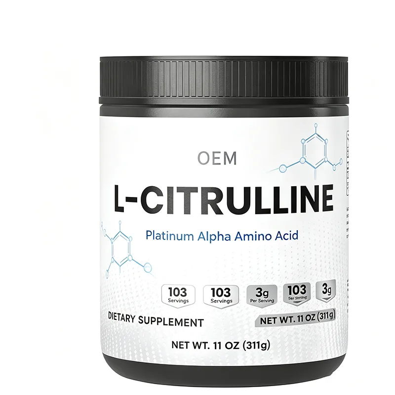 OEM L-Citrulline Platinum Alpha Amino Acid Powder 311g 3g Per Serving 103 Servings Workout Nitric Oxide Support Supplement
